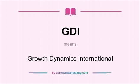 What Does Gdi Stand For?