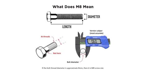 What Does M8 Mean On A Bolt?