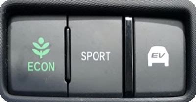 What Does The EV Button Do On A Honda Insight?