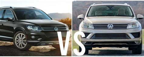 What Is The Size Difference Between Tiguan And Touareg?