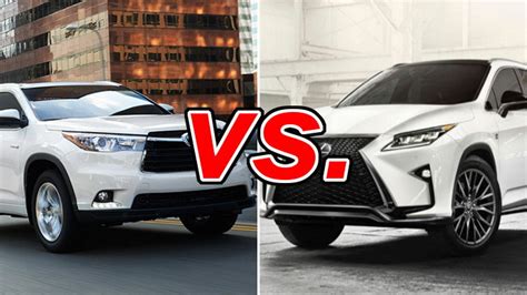 What Lexus Model Is Similar To Toyota Highlander?