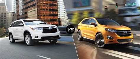 What Toyota Is The Same As A Ford Edge?