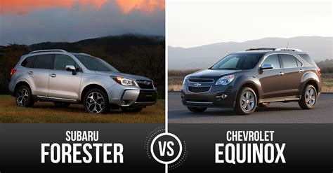 Which Is Bigger Equinox Or Forester?