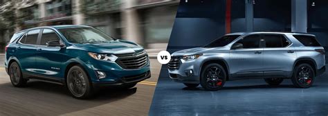 Which SUV Is Bigger The Equinox Or The Traverse?